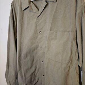 Unbranded Men's Green and Khaki Shirt